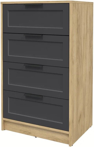 Изображение товара Комод Интерлиния Концепт Тренд КТ-К60 (дуб золотой/пепел)