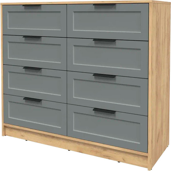 Изображение товара Комод Интерлиния Концепт Тренд КТ-К117 (дуб золотой/серый)