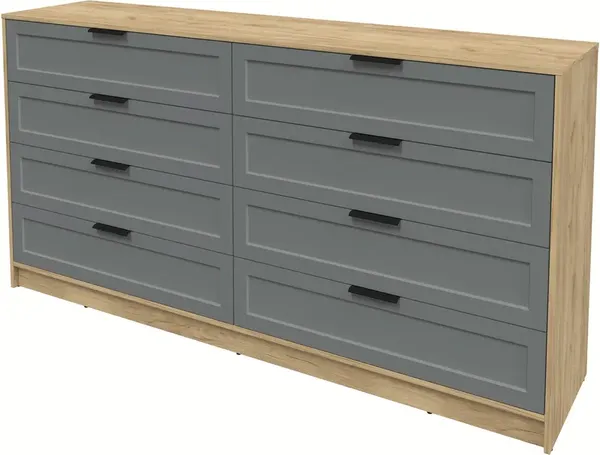 Изображение товара Комод Интерлиния Концепт Тренд КТ-К197 (дуб золотой/серый)