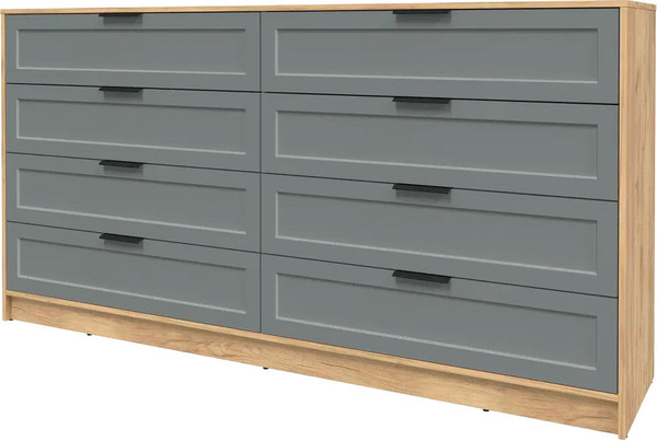 Изображение товара Комод Интерлиния Концепт Тренд КТ-К197 (дуб золотой/серый)