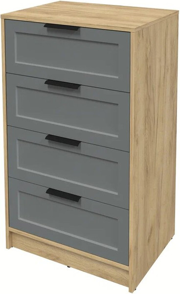 Изображение товара Комод Интерлиния Концепт Тренд КТ-К60 (дуб золотой/серый)