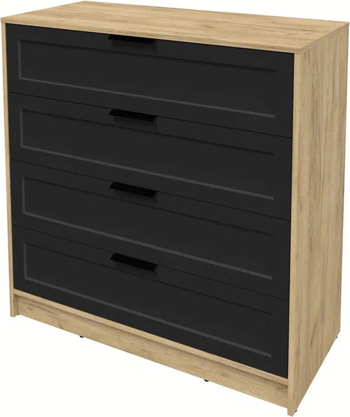 Изображение товара Комод Интерлиния Концепт Тренд КТ-К100 (дуб золотой/черный)