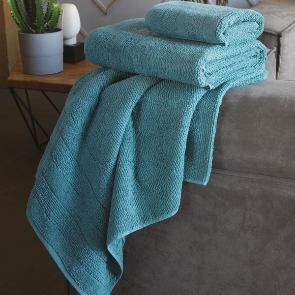 Изображение товара Набор полотенец Verossa МХ50 Milano 08 НПК044 / 752366 (темно-бирюзовый)