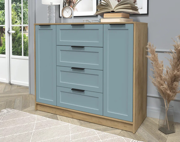 Изображение товара Тумба Интерлиния Концепт Тренд КТ-Т120 (дуб золотой/океан)