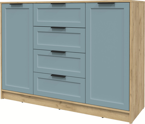 Изображение товара Тумба Интерлиния Концепт Тренд КТ-Т140 (дуб золотой/океан)