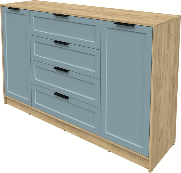 Изображение товара Тумба Интерлиния Концепт Тренд КТ-Т160 (дуб золотой/океан)