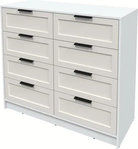 Изображение товара Комод Интерлиния Концепт Тренд КТ-К117 (белый платинум/кашемир)