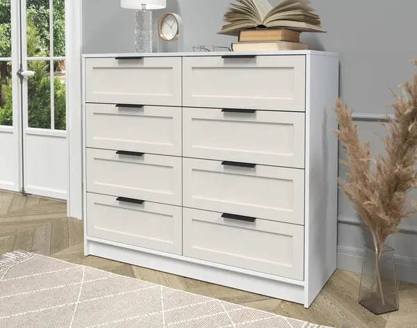 Изображение товара Комод Интерлиния Концепт Тренд КТ-К117 (белый платинум/кашемир)