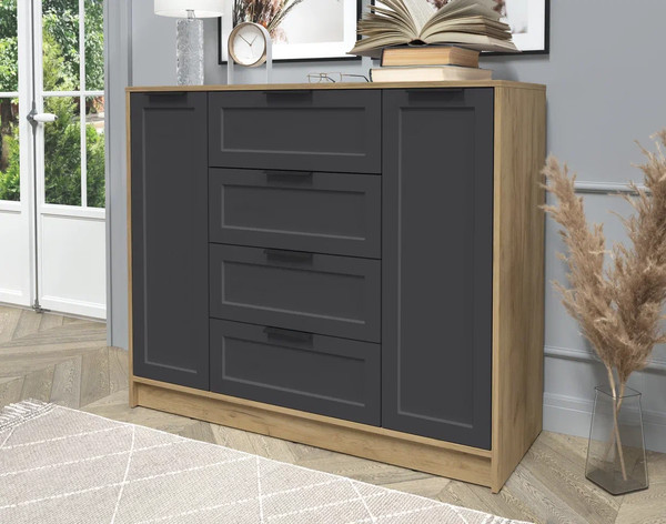 Изображение товара Тумба Интерлиния Концепт Тренд КТ-Т120 (дуб золотой/пепел)