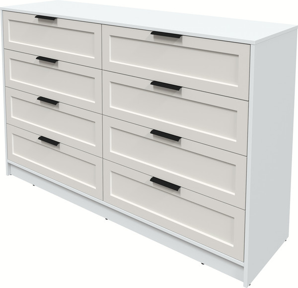 Изображение товара Комод Интерлиния Концепт Тренд КТ-К157 (белый платинум/кашемир)