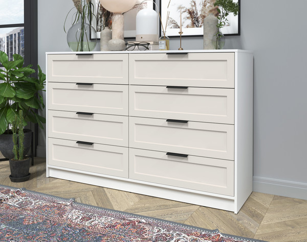 Изображение товара Комод Интерлиния Концепт Тренд КТ-К157 (белый платинум/кашемир)