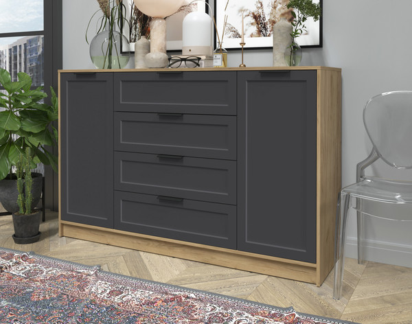 Изображение товара Тумба Интерлиния Концепт Тренд КТ-Т160 (дуб золотой/пепел)