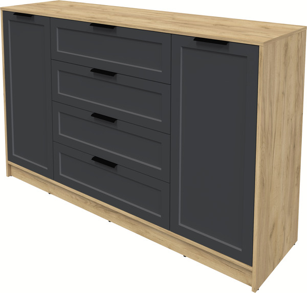 Изображение товара Тумба Интерлиния Концепт Тренд КТ-Т160 (дуб золотой/пепел)