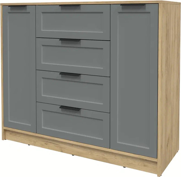 Изображение товара Тумба Интерлиния Концепт Тренд КТ-Т120 (дуб золотой/серый)