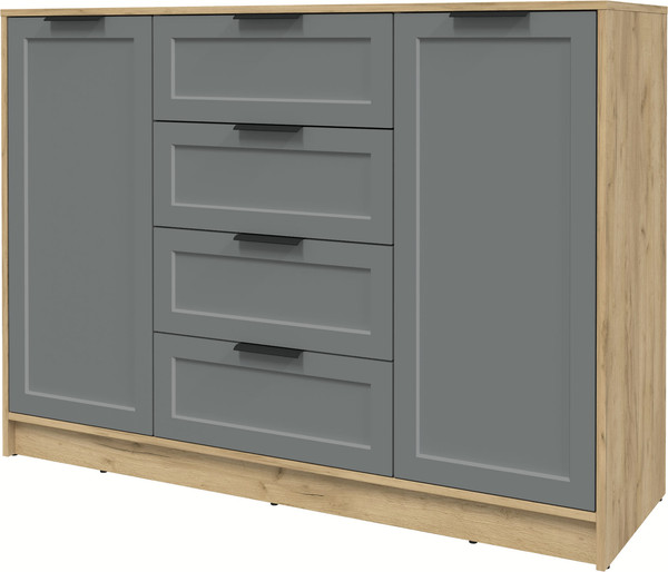 Изображение товара Тумба Интерлиния Концепт Тренд КТ-Т140 (дуб золотой/серый)