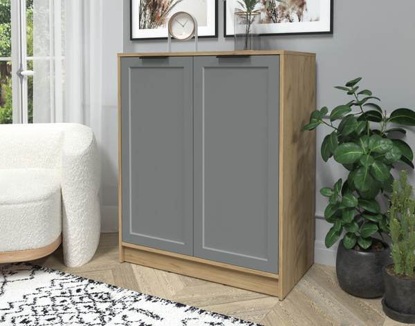 Изображение товара Тумба Интерлиния Концепт Тренд КТ-Т84 (дуб золотой/серый)