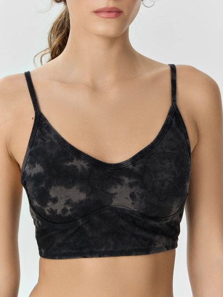 Изображение товара Топ спортивный Mark Formelle 302918 (р.164/170-88-94, разводы на черном-1)