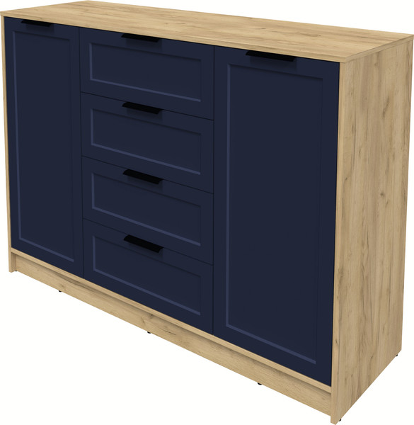 Изображение товара Тумба Интерлиния Концепт Тренд КТ-Т140 (дуб золотой/индиго)