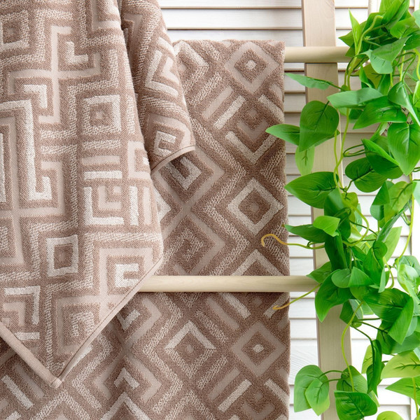 Изображение товара Полотенце Самойловский текстиль МХ42 70x140 Сиена 2 / 790242 (мокко/светло-бежевый)