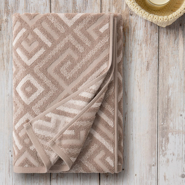 Изображение товара Полотенце Самойловский текстиль МХ42 70x140 Сиена 2 / 790242 (мокко/светло-бежевый)