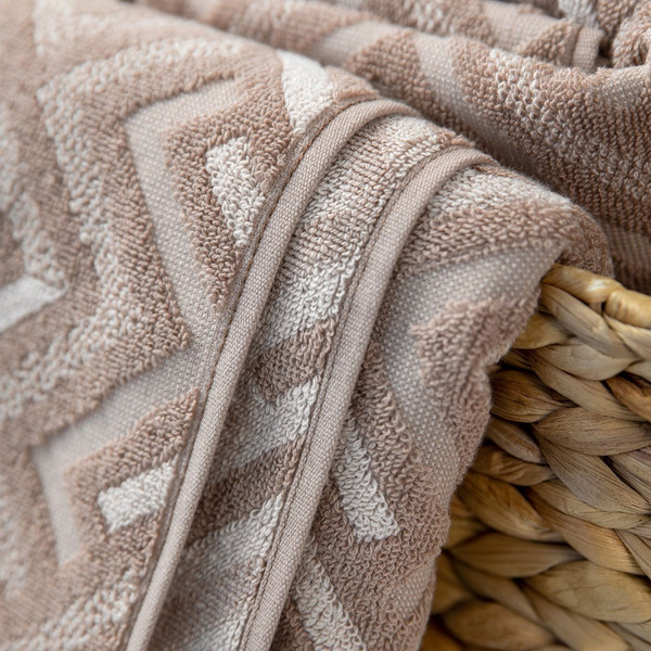 Изображение товара Полотенце Самойловский текстиль МХ42 70x140 Сиена 2 / 790242 (мокко/светло-бежевый)