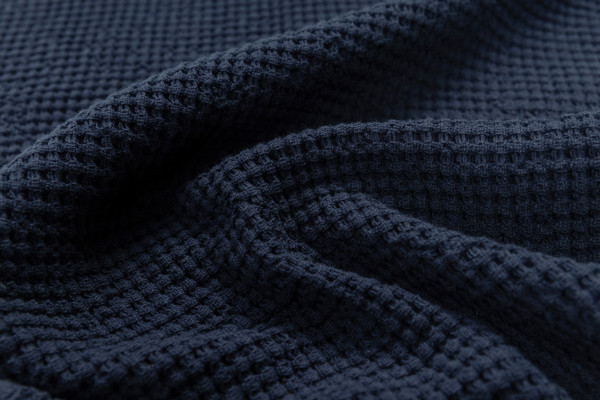 Изображение товара Полотенце Речицкий текстиль Бисер вафля 60х140 / 3о422.080ж1 (темно-синий 8)