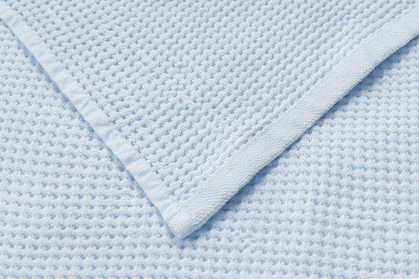 Изображение товара Полотенце Речицкий текстиль Бисер вафля 65х125 / 3о423.130ж1 (голубой 4)