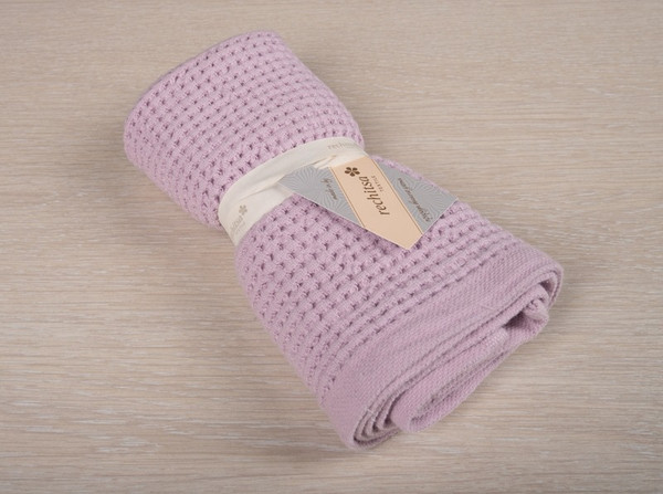 Изображение товара Полотенце Речицкий текстиль Бисер вафля 65х105 / 3о423.131ж1 (лаванда 1)