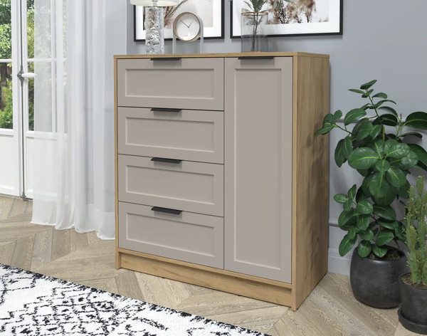 Изображение товара Тумба Интерлиния Концепт Тренд КТ-Т90 (дуб золотой/луна)