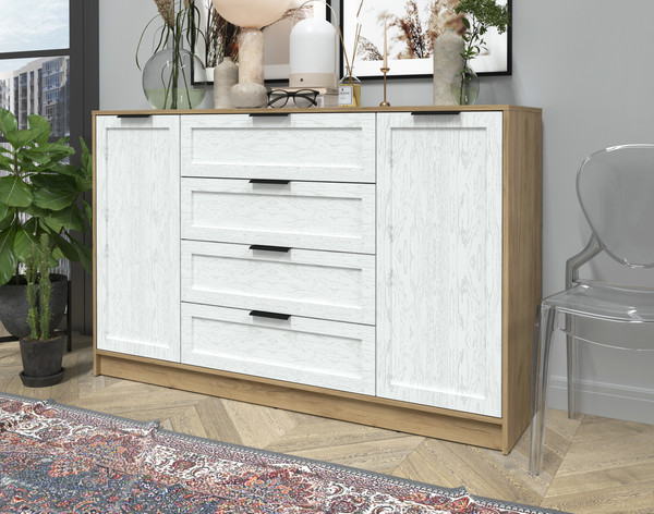 Изображение товара Тумба Интерлиния Концепт Тренд КТ-Т160 (дуб золотой/дуб полярный)