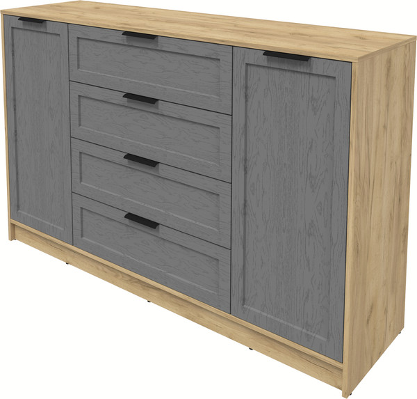 Изображение товара Тумба Интерлиния Концепт Тренд КТ-Т160 (дуб золотой/дуб серый)