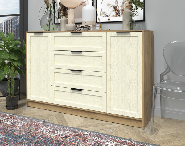 Изображение товара Тумба Интерлиния Концепт Тренд КТ-Т160 (дуб золотой/дуб снежный)