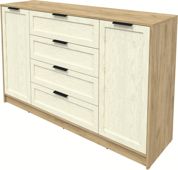 Изображение товара Тумба Интерлиния Концепт Тренд КТ-Т160 (дуб золотой/дуб снежный)