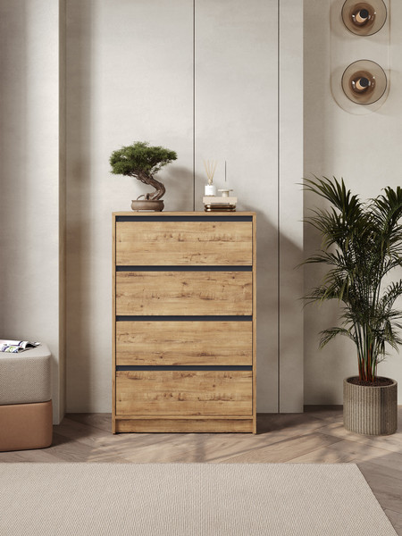 Изображение товара Комод Eligard Brighton 4S (дуб вотан)