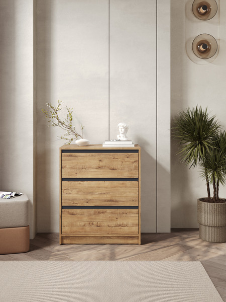 Изображение товара Комод Eligard Brighton 3S (дуб вотан)