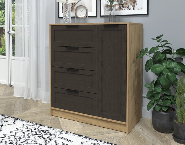 Изображение товара Тумба Интерлиния Концепт Тренд КТ-Т90 (дуб золотой/дуб английский)