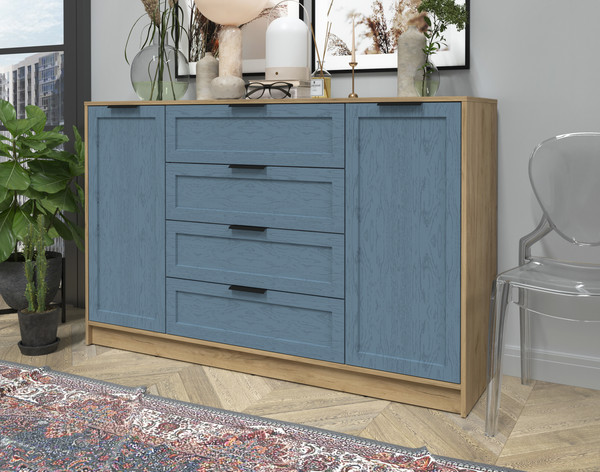 Изображение товара Тумба Интерлиния Концепт Тренд КТ-Т160 (дуб золотой/дуб лазурный)