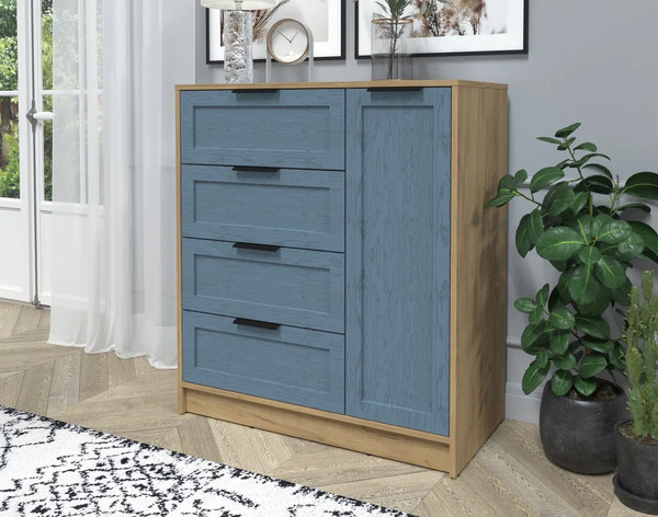 Изображение товара Тумба Интерлиния Концепт Тренд КТ-Т90 (дуб золотой/дуб лазурный)