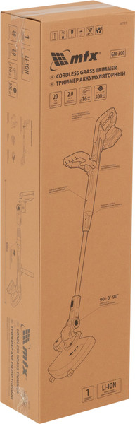 Изображение товара Триммер аккумуляторный MTX GM-300 / 58731