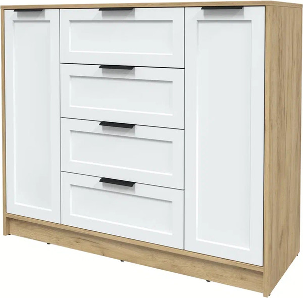 Изображение товара Тумба Интерлиния Концепт Тренд КТ-Т120 (дуб золотой/белый)