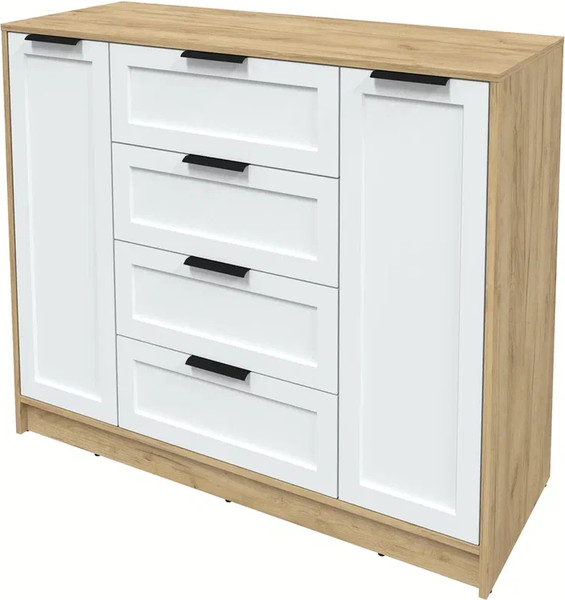 Изображение товара Тумба Интерлиния Концепт Тренд КТ-Т120 (дуб золотой/белый)