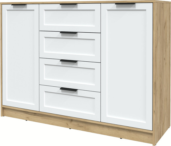 Изображение товара Тумба Интерлиния Концепт Тренд КТ-Т140 (дуб золотой/белый)