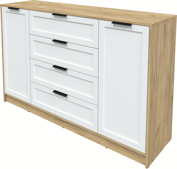 Изображение товара Тумба Интерлиния Концепт Тренд КТ-Т160 (дуб золотой/белый)