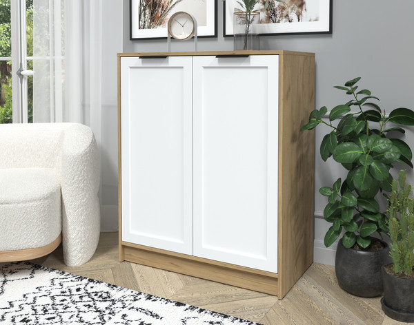 Изображение товара Тумба Интерлиния Концепт Тренд КТ-Т84 (дуб золотой/белый)