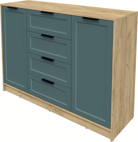 Изображение товара Тумба Интерлиния Концепт Тренд КТ-Т140 (дуб золотой/верде)