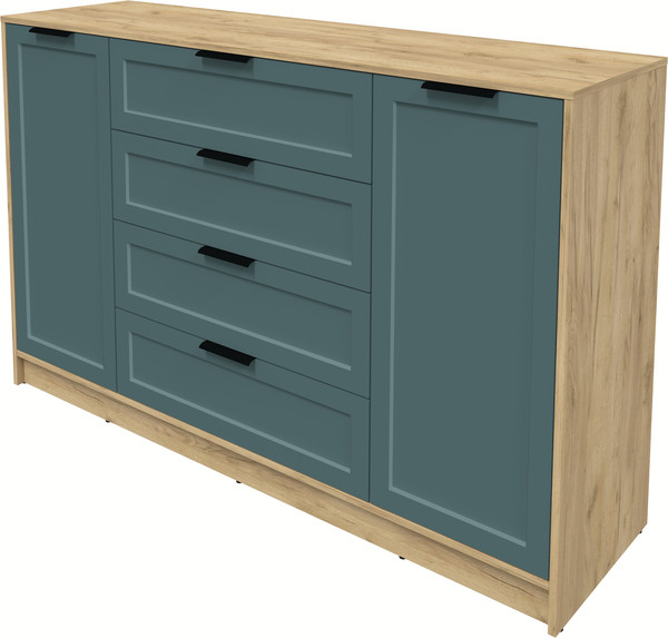 Изображение товара Тумба Интерлиния Концепт Тренд КТ-Т160 (дуб золотой/верде)