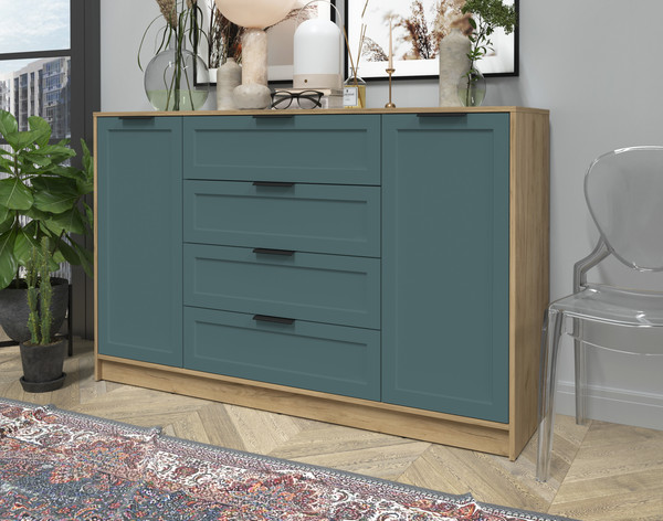 Изображение товара Тумба Интерлиния Концепт Тренд КТ-Т160 (дуб золотой/верде)