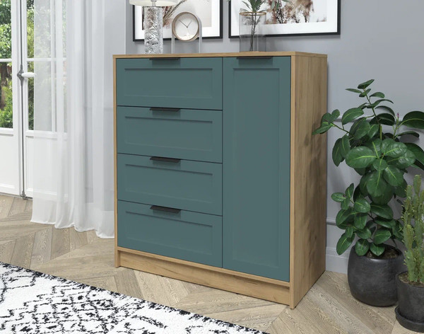 Изображение товара Тумба Интерлиния Концепт Тренд КТ-Т90 (дуб золотой/верде)