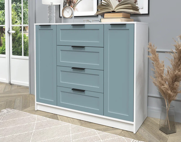 Изображение товара Тумба Интерлиния Концепт Тренд КТ-Т120 (белый платинум/океан)