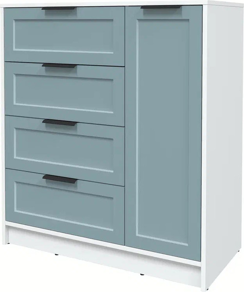 Изображение товара Тумба Интерлиния Концепт Тренд КТ-Т90 (белый платинум/океан)